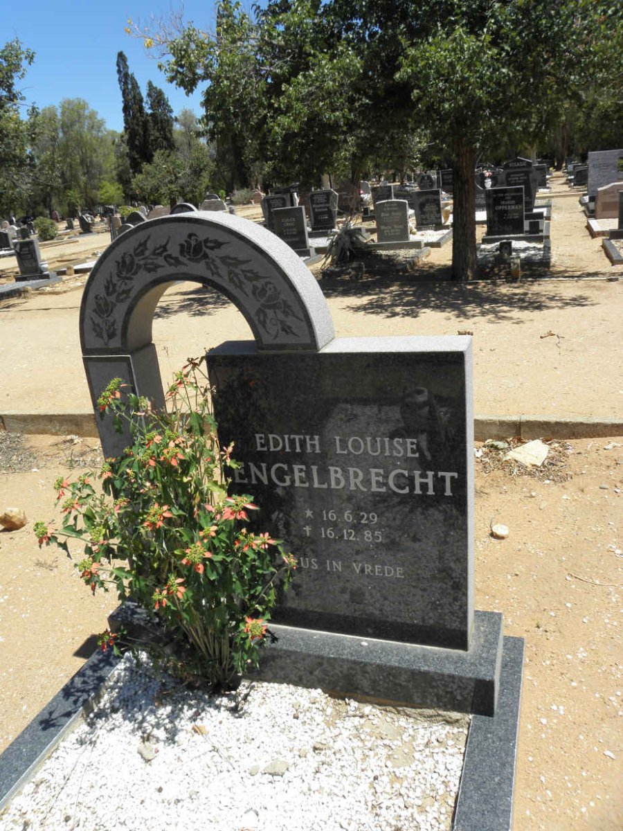 ENGELBRECHT Edith Louise 1929-1985