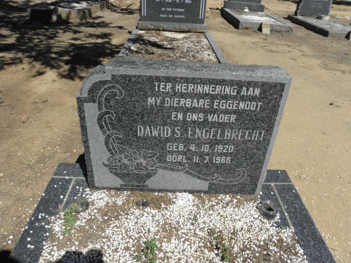 ENGELBRECHT Dawid S. 1920-1966