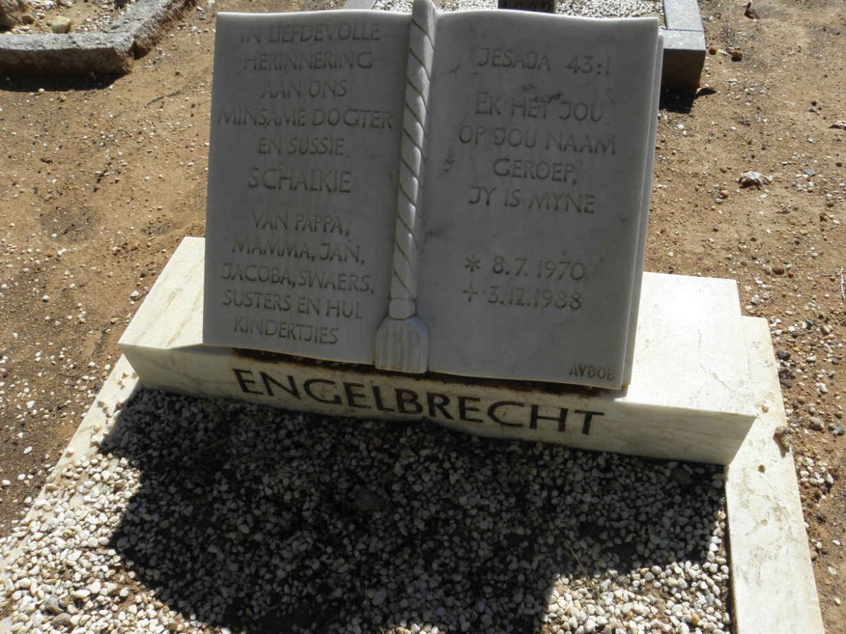 ENGELBRECHT Schalkie 1970-1988