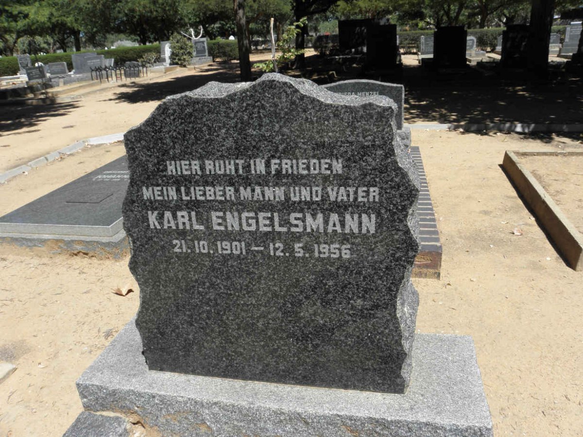 ENGELSMANN Karl 1901-1956