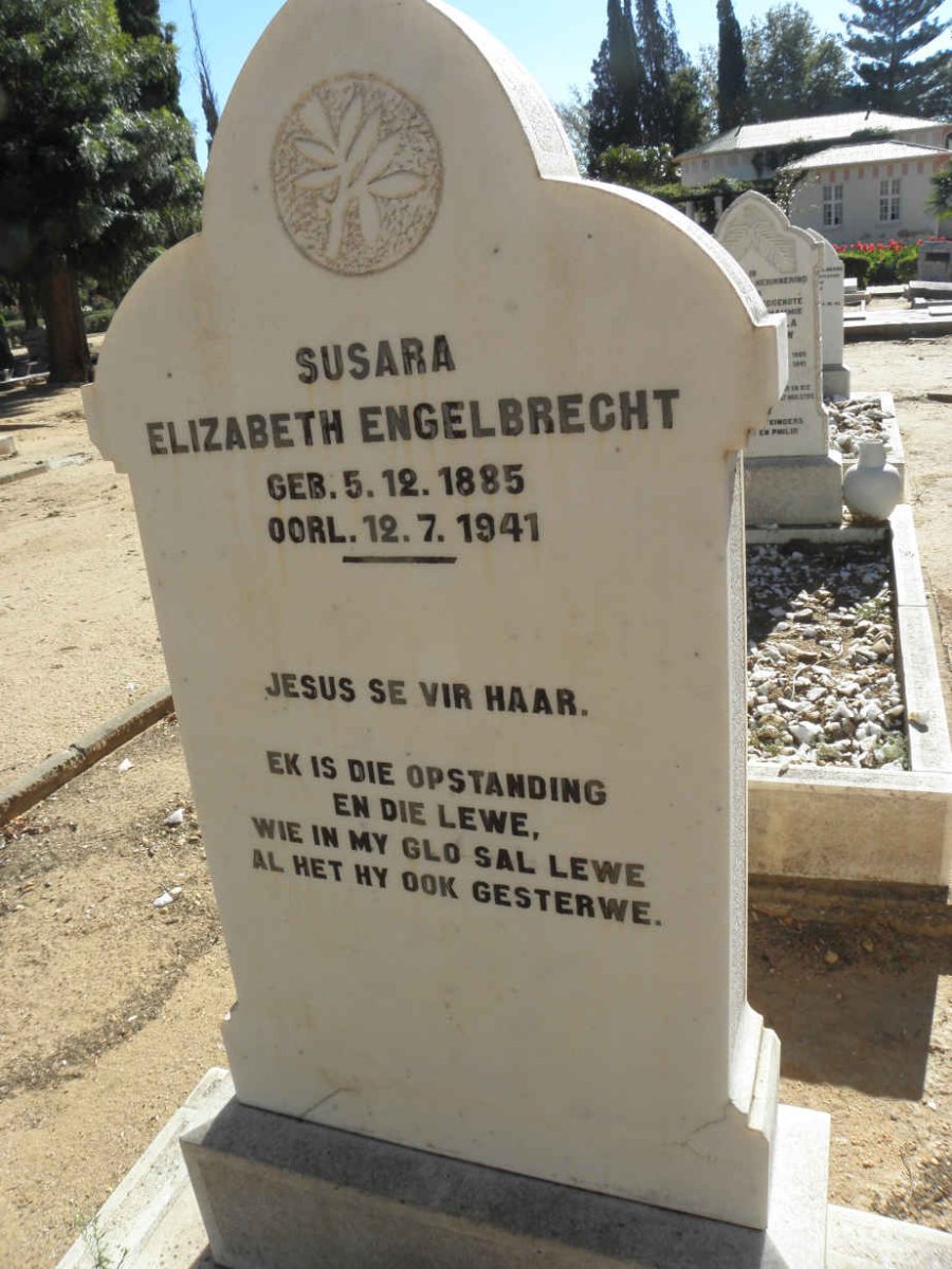 ENGELBRECHT Susara Elizabeth 1885-1941