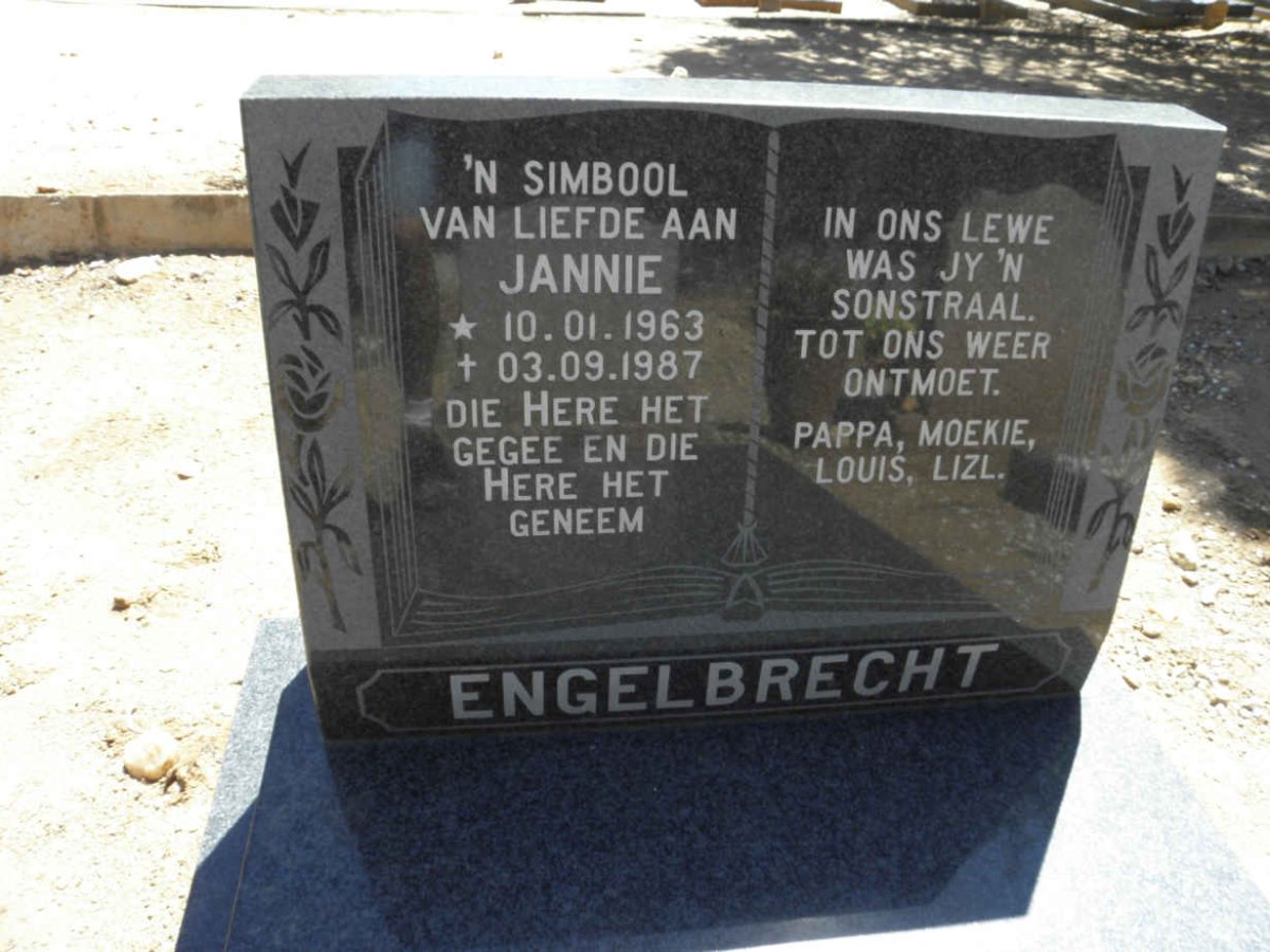 ENGELBRECHT Jannie 1963-1987