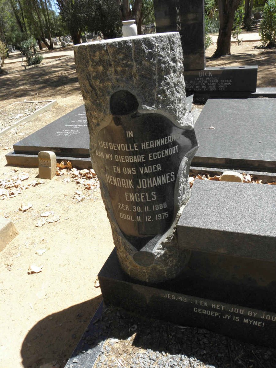 ENGELS Hendrik Johannes 1886-1975