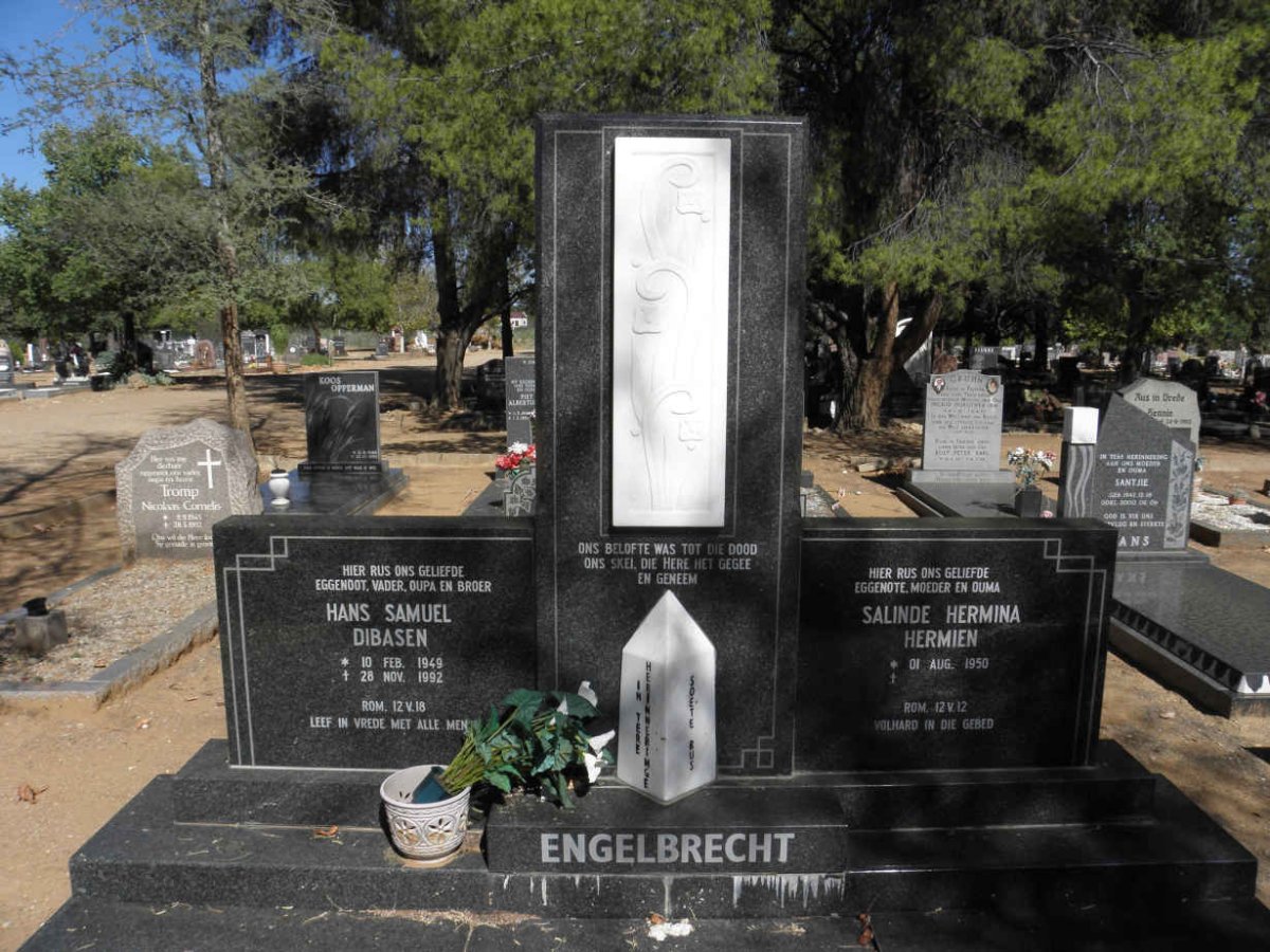 ENGELBRECHT Hans Samuel 1949-1992 &amp; Salinde Hermina 1950-