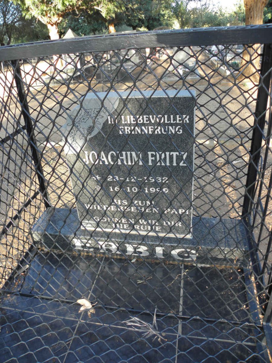 ERBIG Joachim Fritz 1932-1999