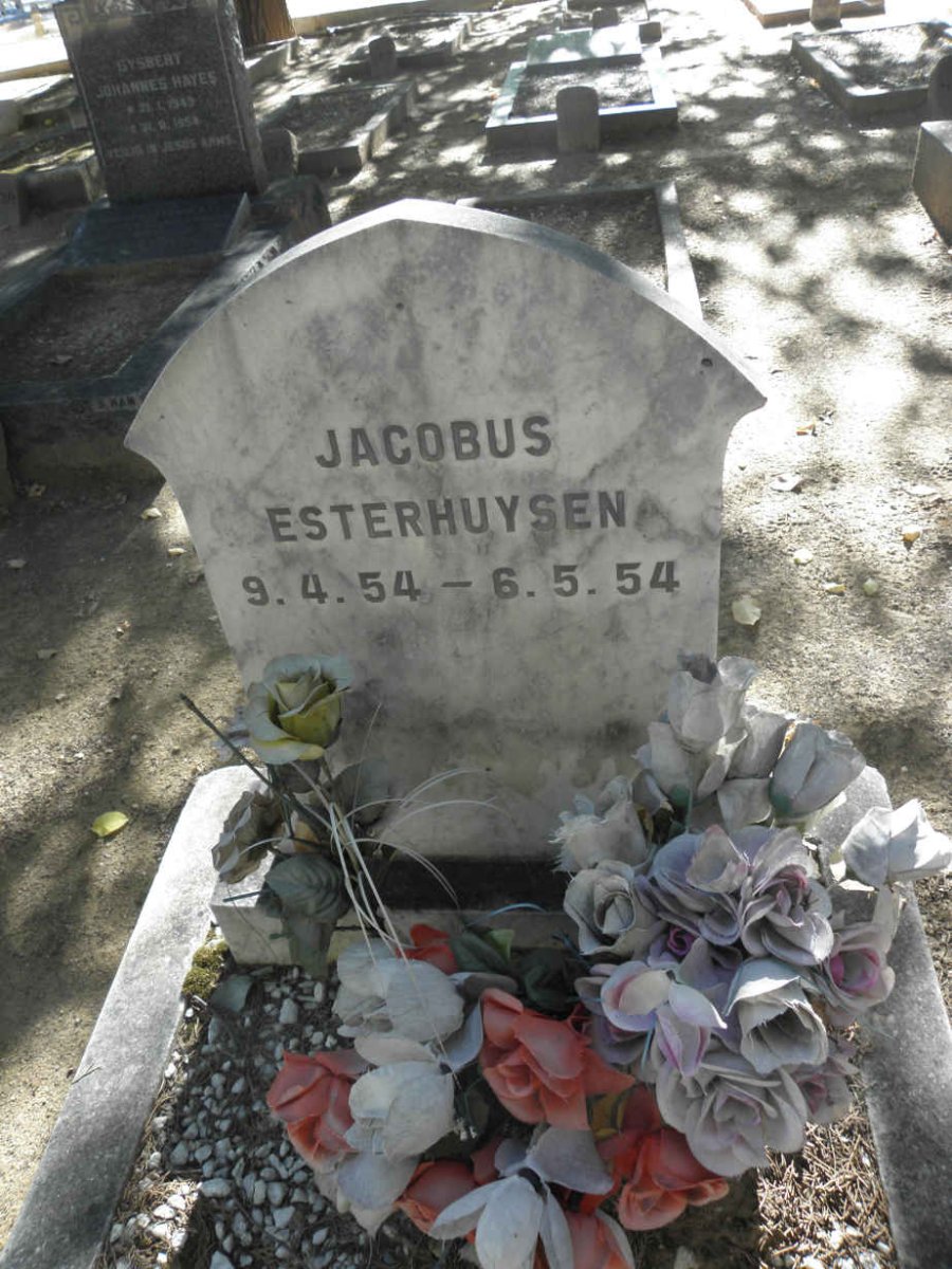 ESTERHUYSEN Jacobus 1954-1954