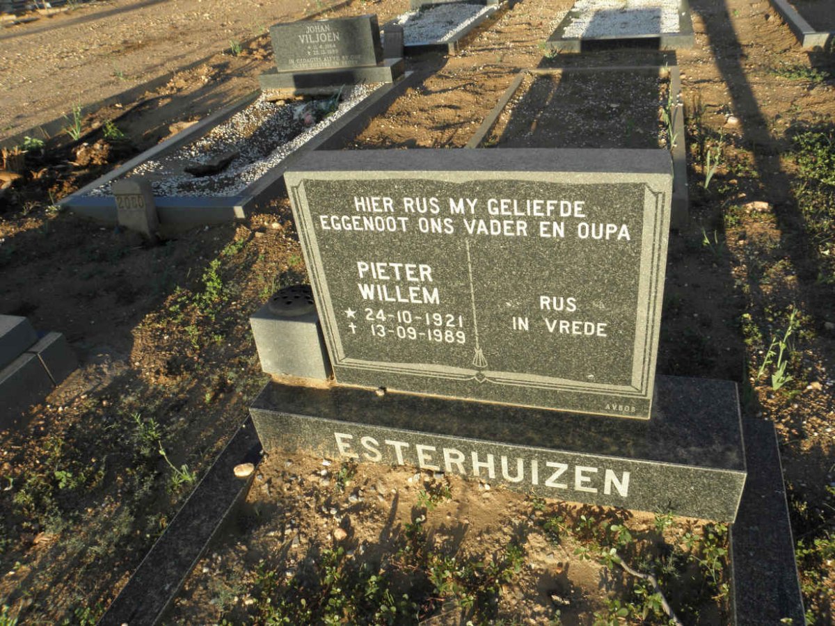 ESTERHUIZEN Pieter Willem 1921-1989