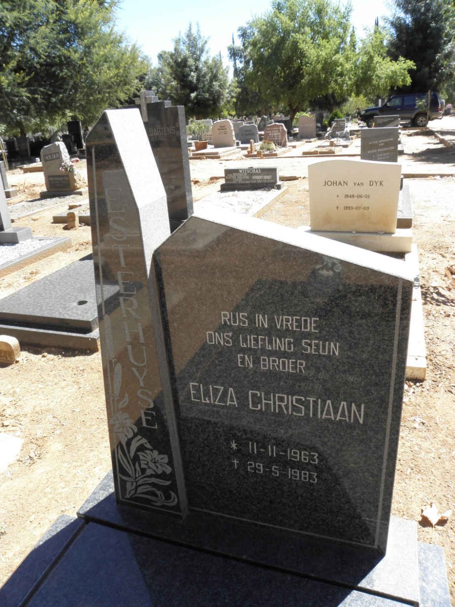 ESTERHUYSE Eliza Christiaan 1963-1983