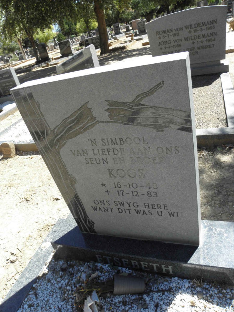 ETSEBETH Koos 1948-1983