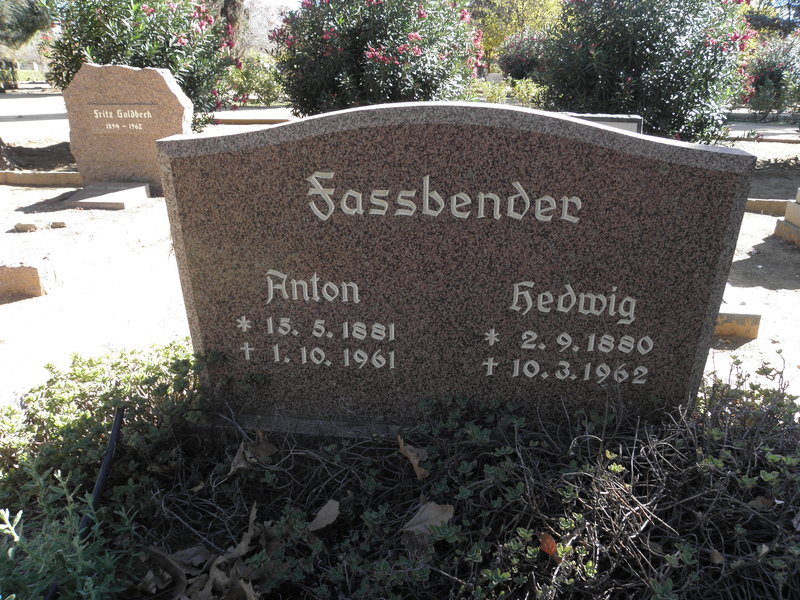 FASSBENDER Anton 1881-1961 &amp; Hedwig 1880-1962