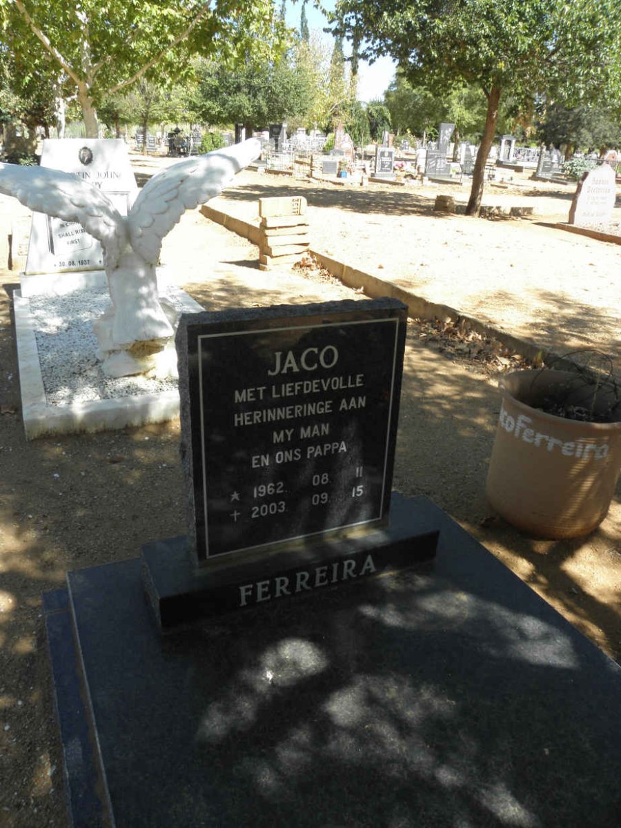 FERREIRA Jaco 1962-2003