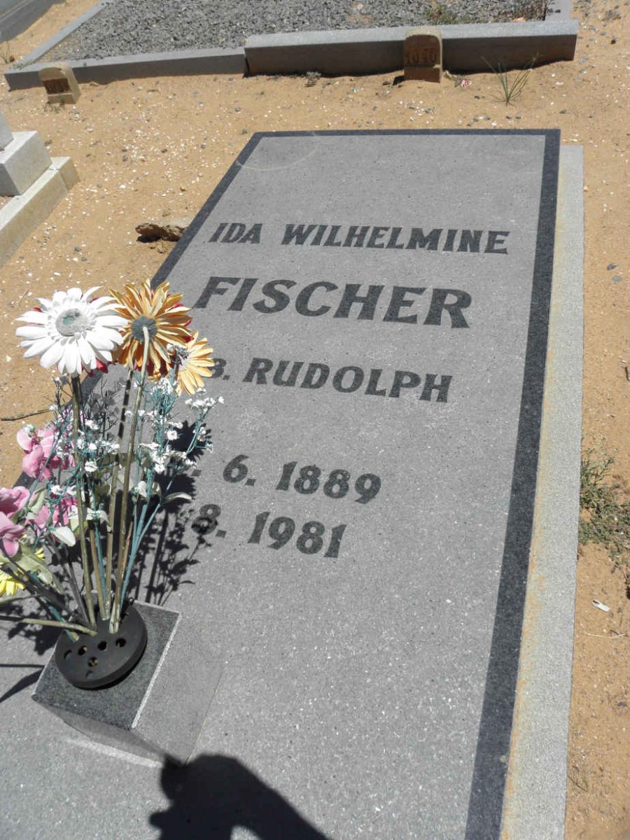 FISCHER Ida Wilhelmine nee RUDOLPH 1889-1981