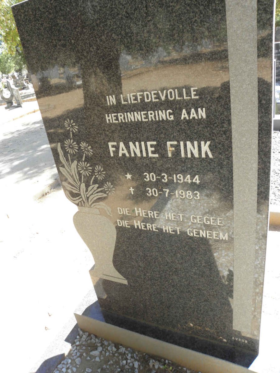 FINK Fanie 1944-1983