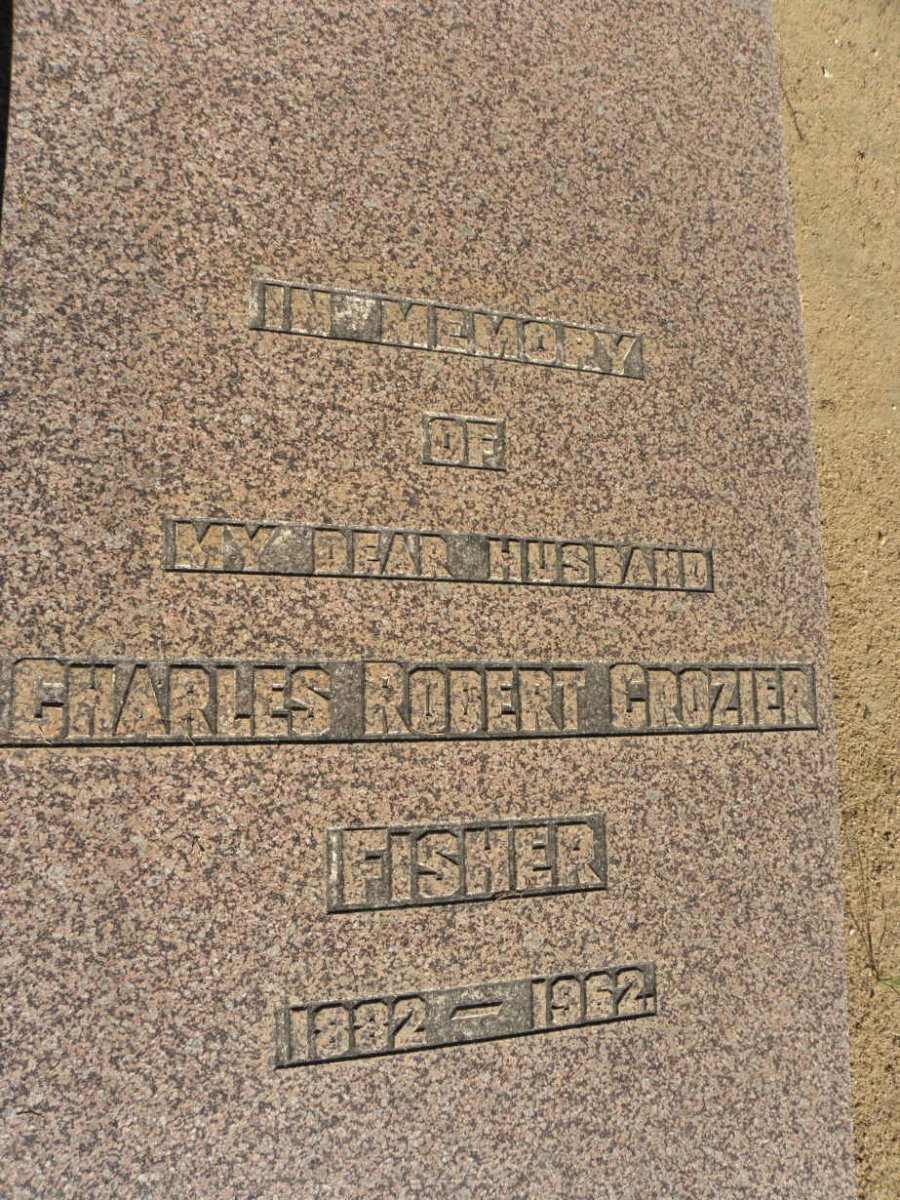 FISHER Charles Robert Crozier 1882-1962