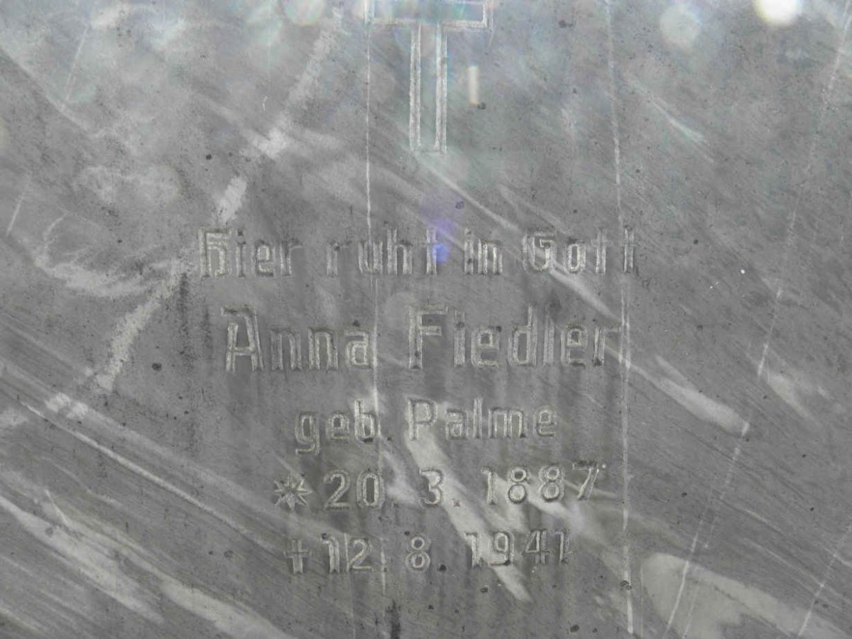 FIEDLER Anna nee PALMER 1887-1941