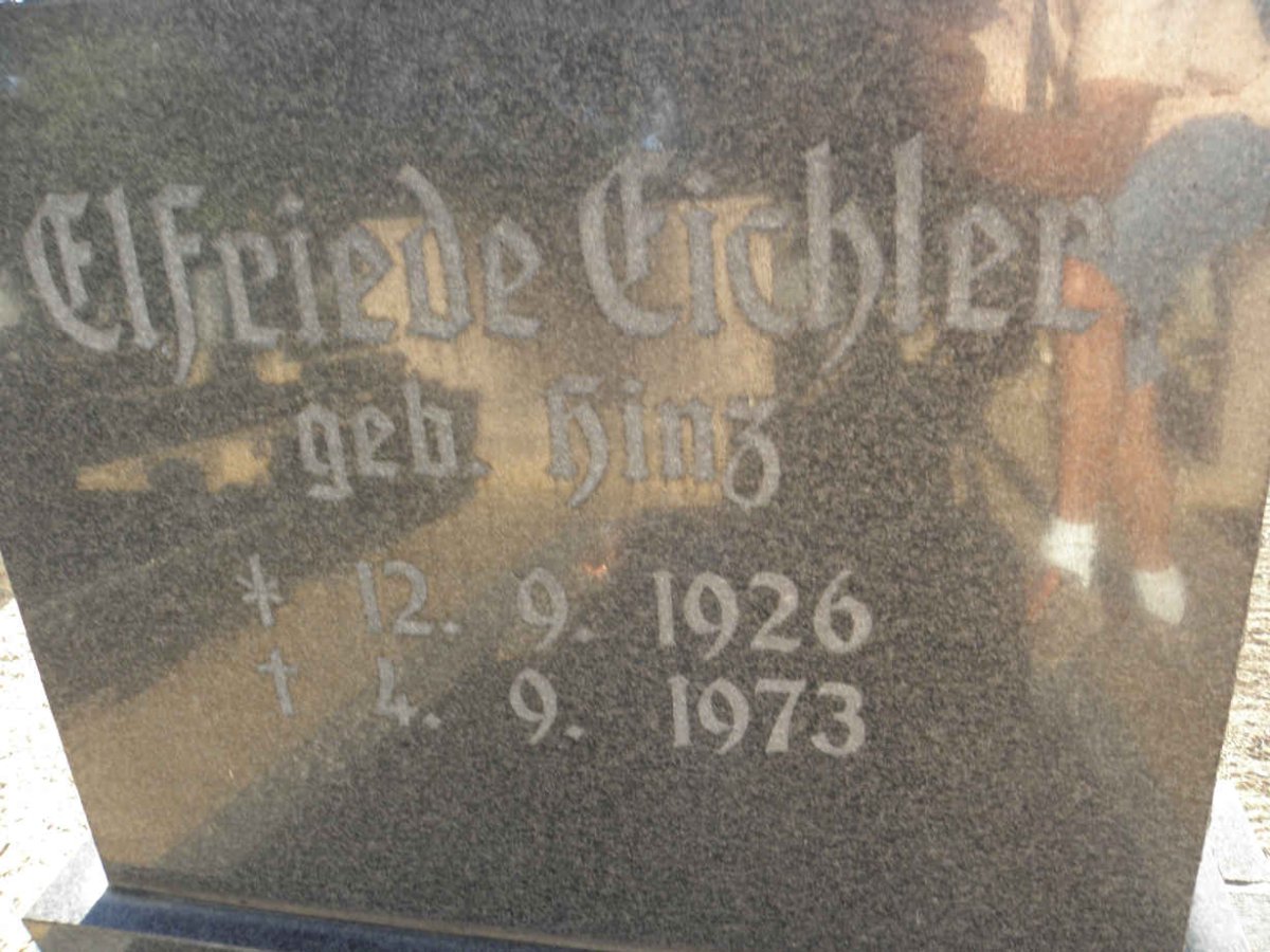 FICHLER Elfriede nee HINZ 1926-1973