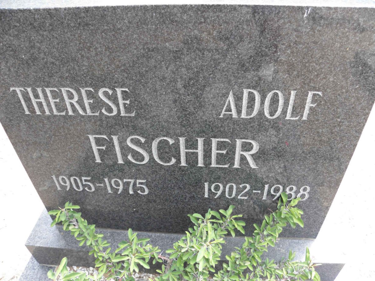 FISCHER Adolf 1902-1988 &amp; Therese 1905-1975