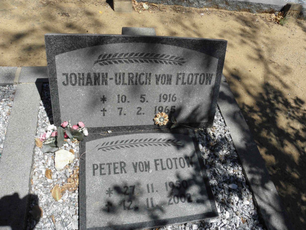 FLOTOW Johann-Ulrich, von 1916-1965 :: FLOTOW Peter, von 1950-2002