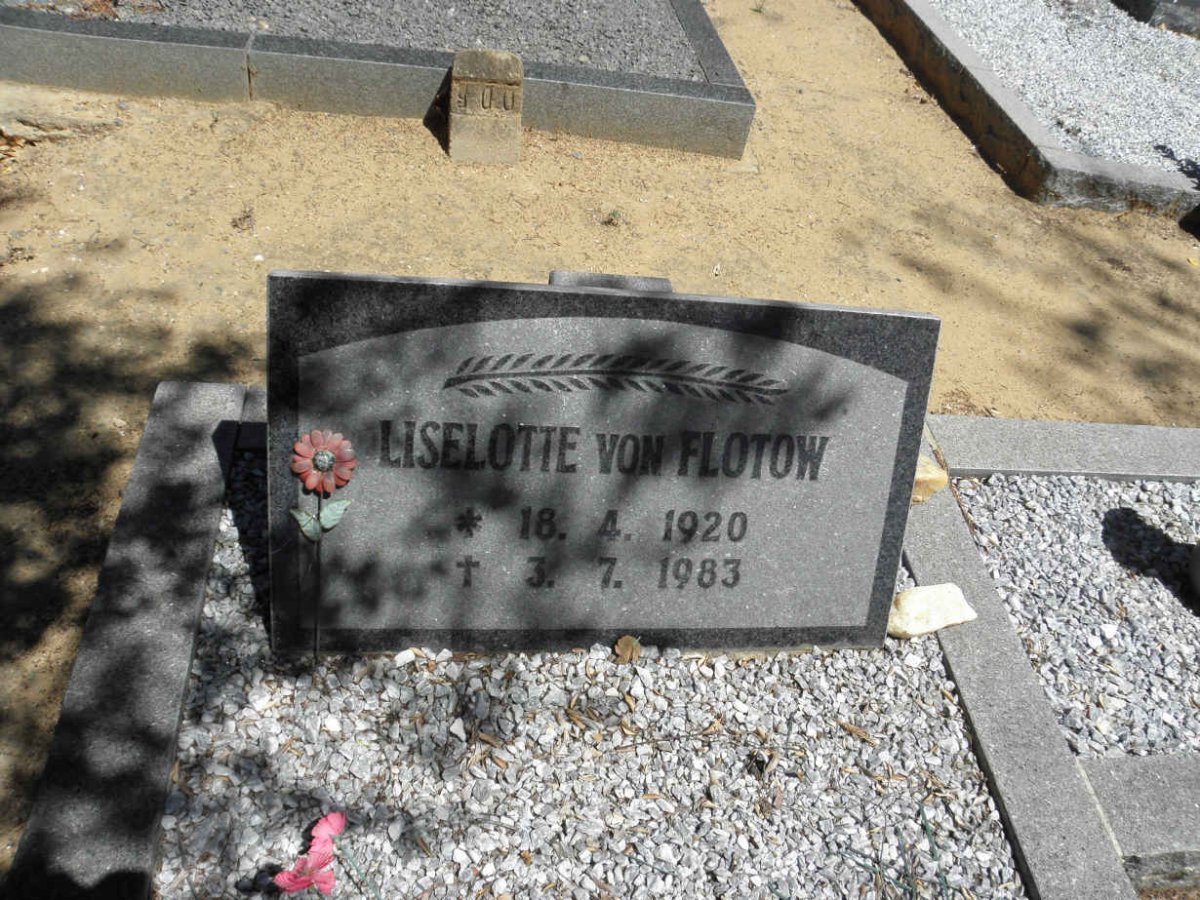 FLOTOW Liselotte, von 1920-1983