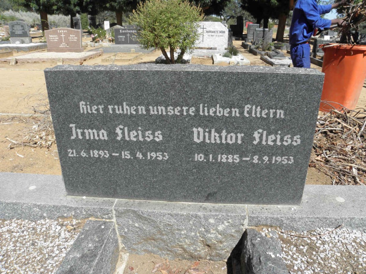 FLEISS Viktor 1885-1953 &amp; Irma 1893-1953