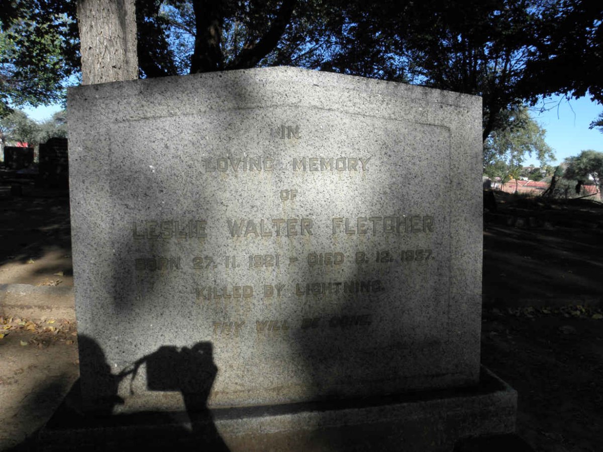FLETCHER Leslie Walter 1921-1957