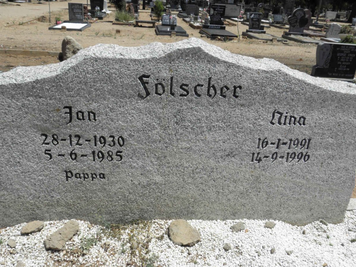 FÖLSCHER Jan 1930-1985 :: FÖLSCHER Nina 1991-1996