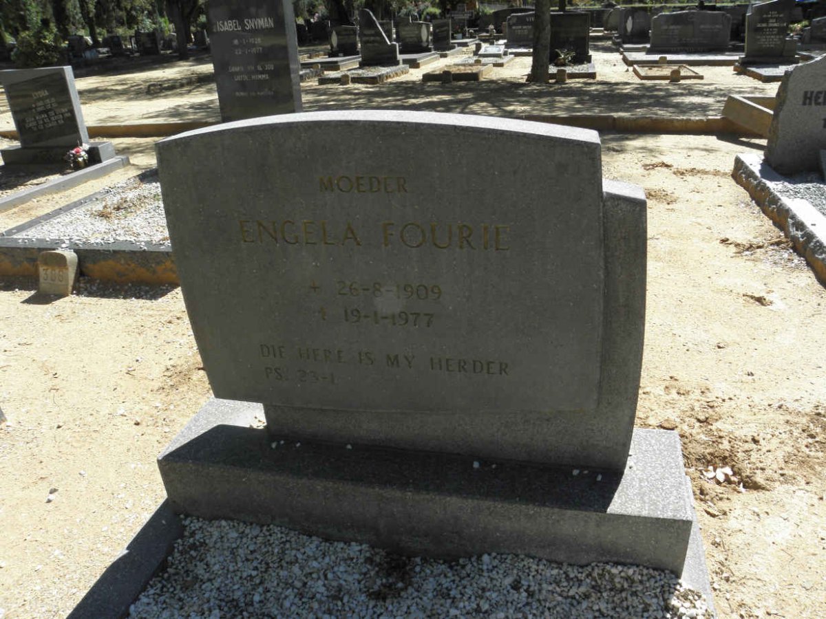 FOURIE Engela 1909-1977
