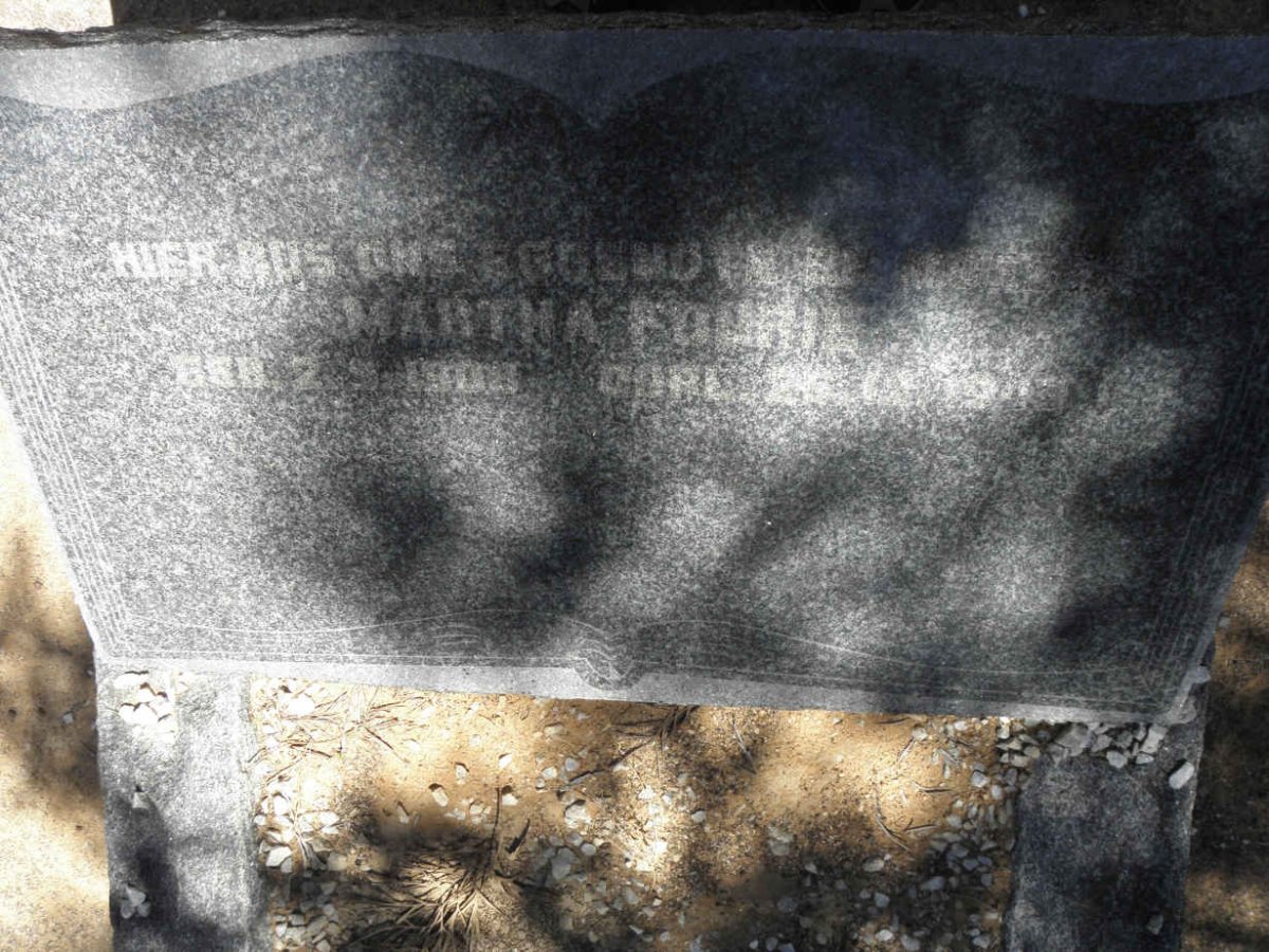 FOURIE Martha 1908-1949