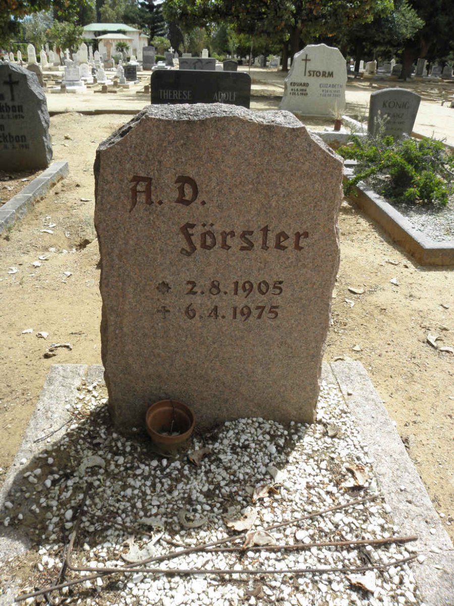 FÖRSTER A.D. 1905-1975