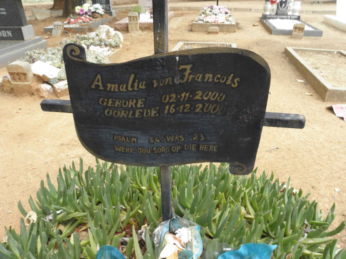 FRANCOIS Amalia, von 2000-2000