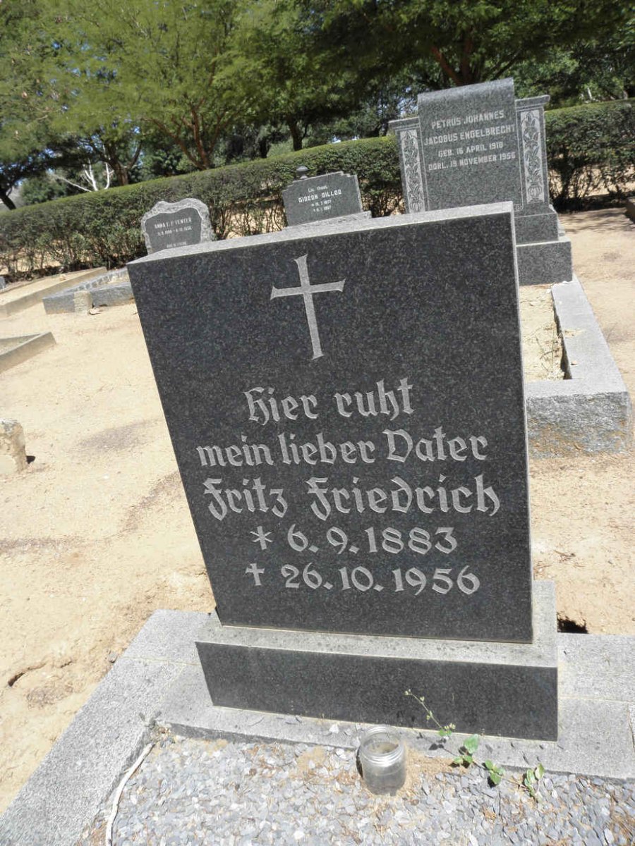 FRIEDRICH Fritz 1883-1956
