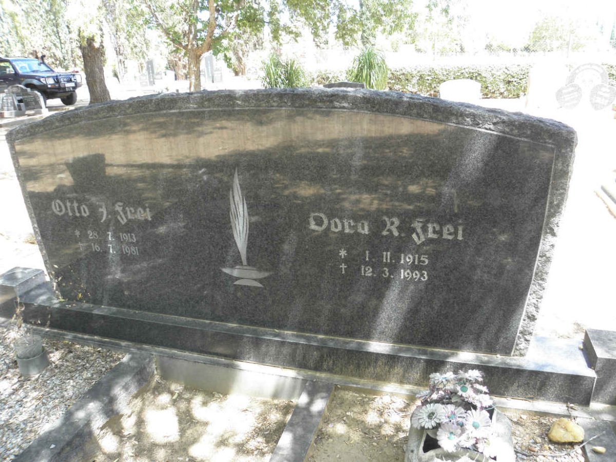 FREI Otto F. 1913-1981 &amp; Dora R. 1915-1993