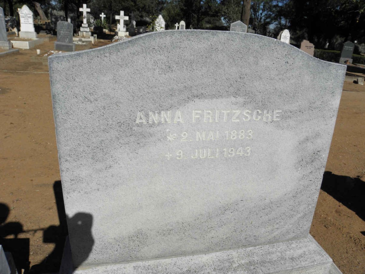 FRITZSCHE Anna 1883-1943
