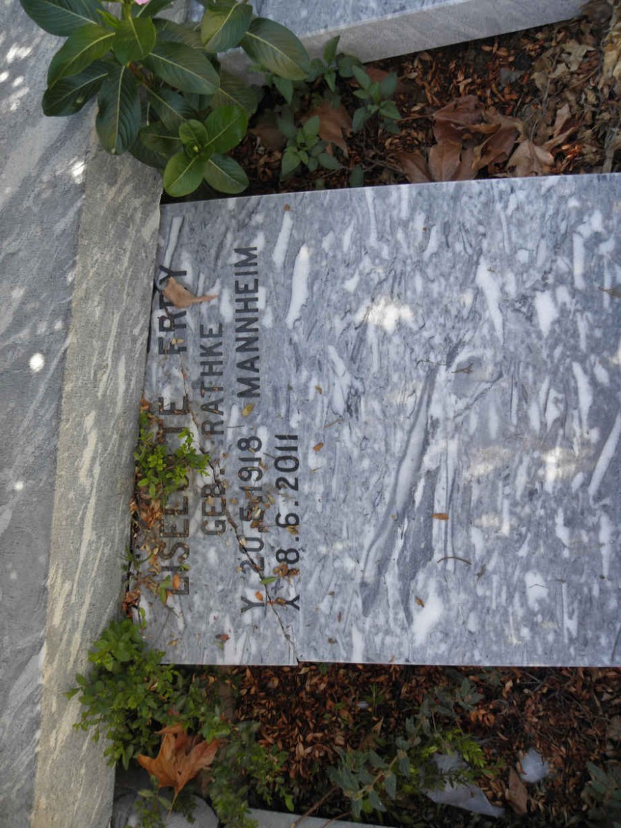 FREY Liselotte nee ?RATHKE 1918-2011