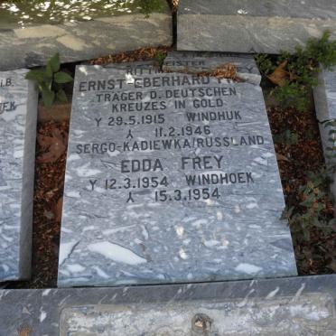 FREY Ernst-Eberhard 1915-1946 :: FREY Edda 1954-1954