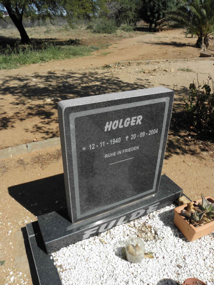 FULDE Holger 1940-2004
