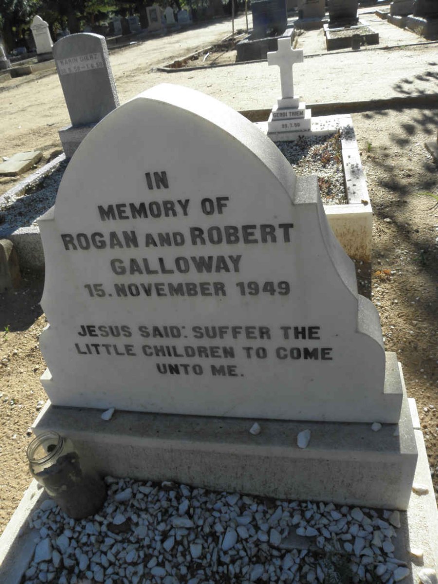 GALLOWAY Rogan -1949 :: GALLOWAY Robert -1949