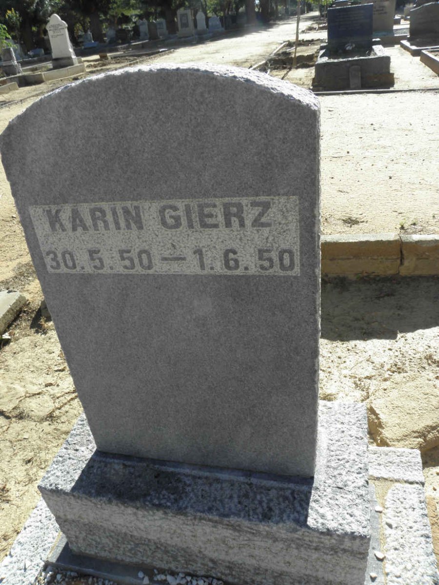 GIERZ Karin 1950-1950