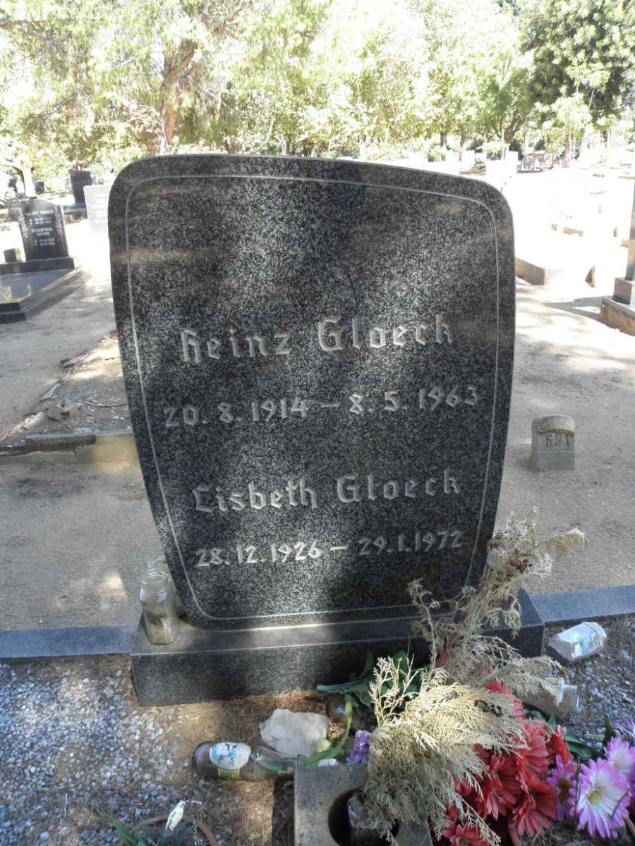 GLOECK Heinz 1914-1963 &amp; Lisbeth 1926-1972