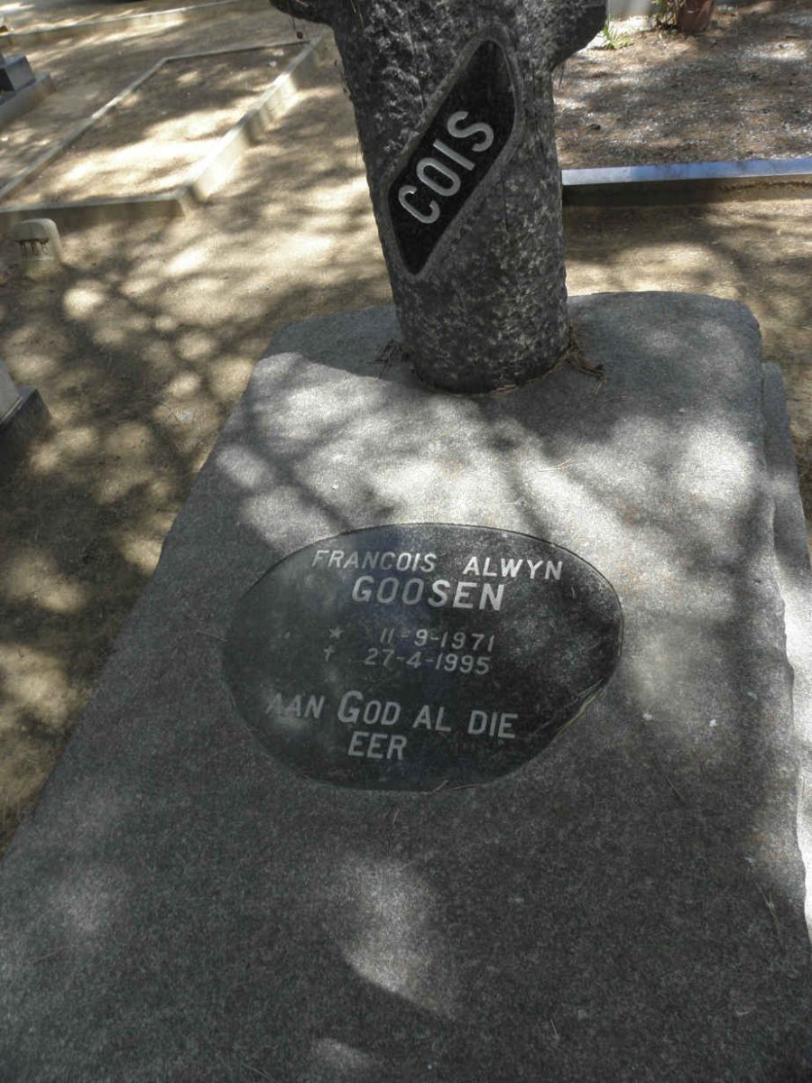 GOOSEN Francois Alwyn 1971-1995