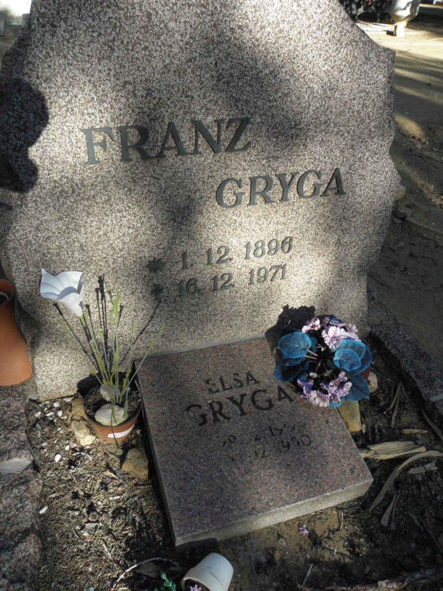 GRYGA Franz 1896-1971 :: GRYGA Elsa 19??-19?0