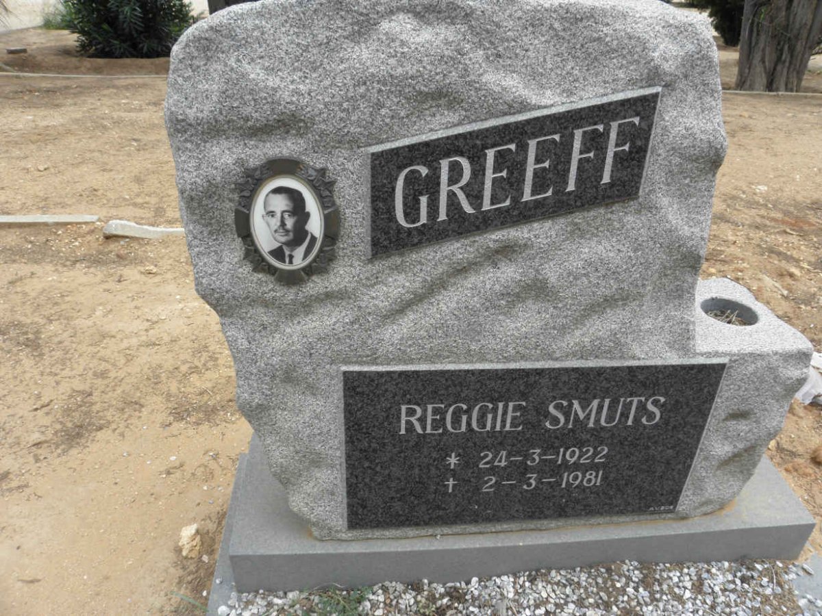 GREEFF Reggie Smuts 1922-1981