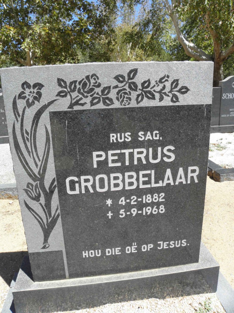 GROBBELAAR Petrus 1882-1968