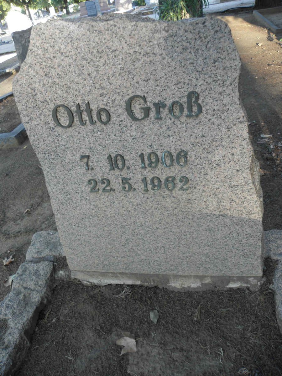 GROß Otto 1906-1962
