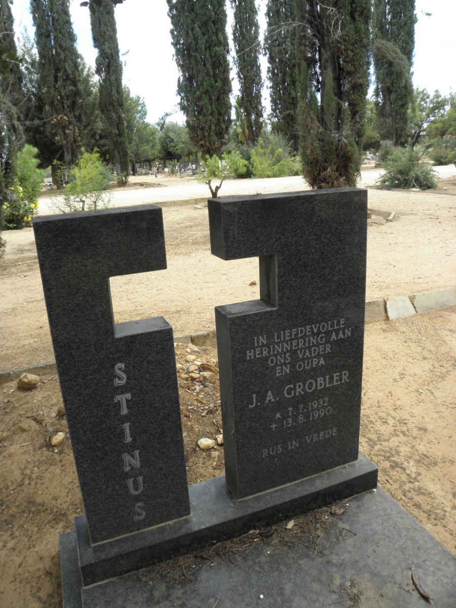 GROBLER J.A. 1932-1990
