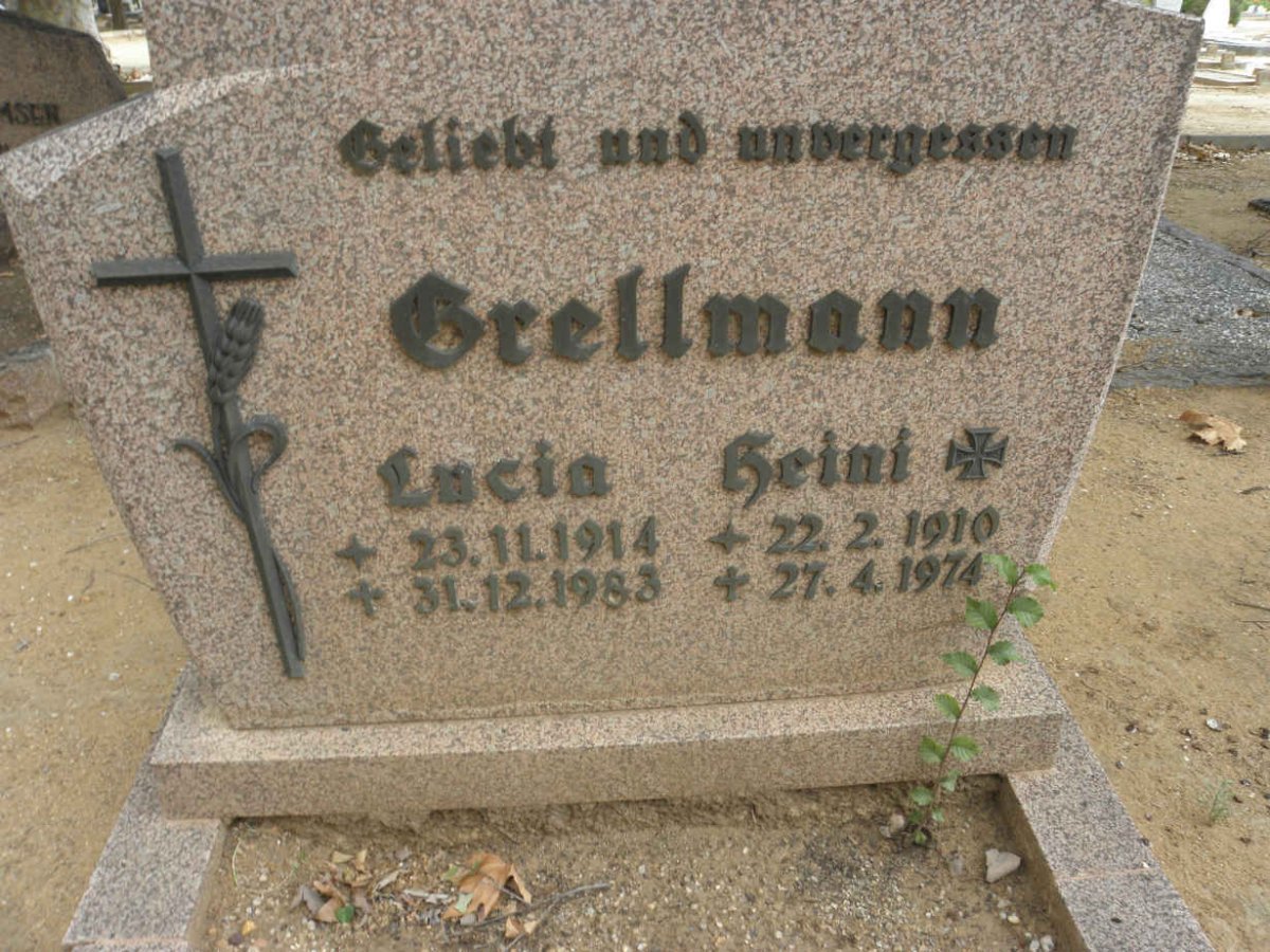 GRELLMANN Heini 1910-1974 &amp; Lucia 1914-1983