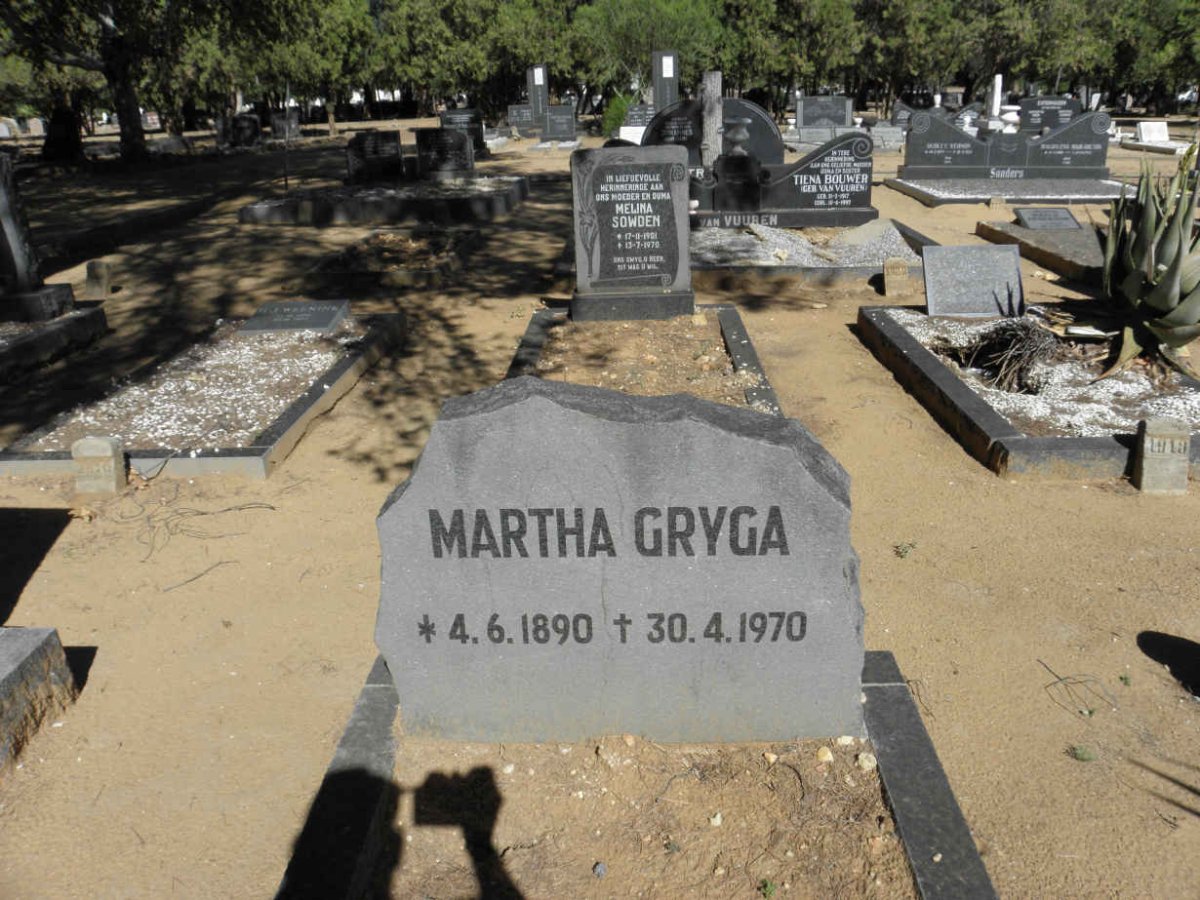 GRYGA Martha 1890-1970