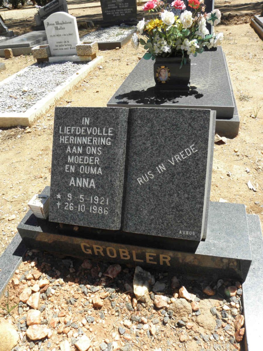 GROBLER Anna 1921-1986