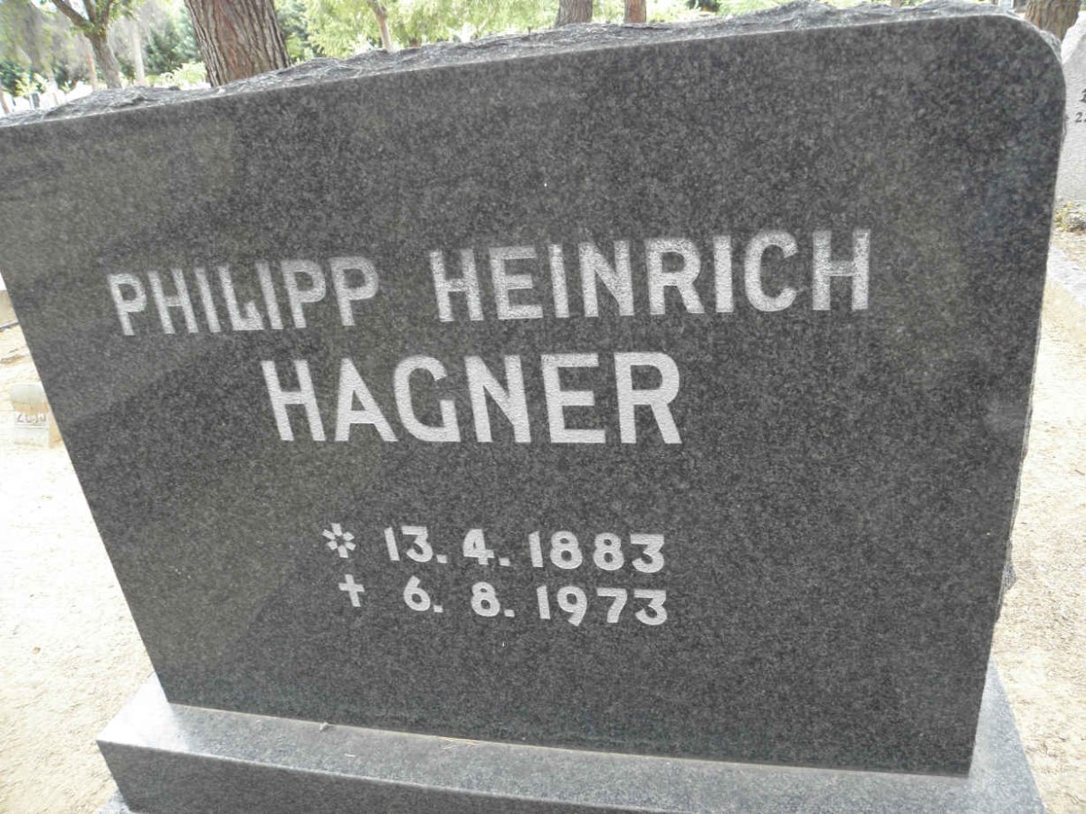 HAGNER Philipp Heinrich 1883-1973