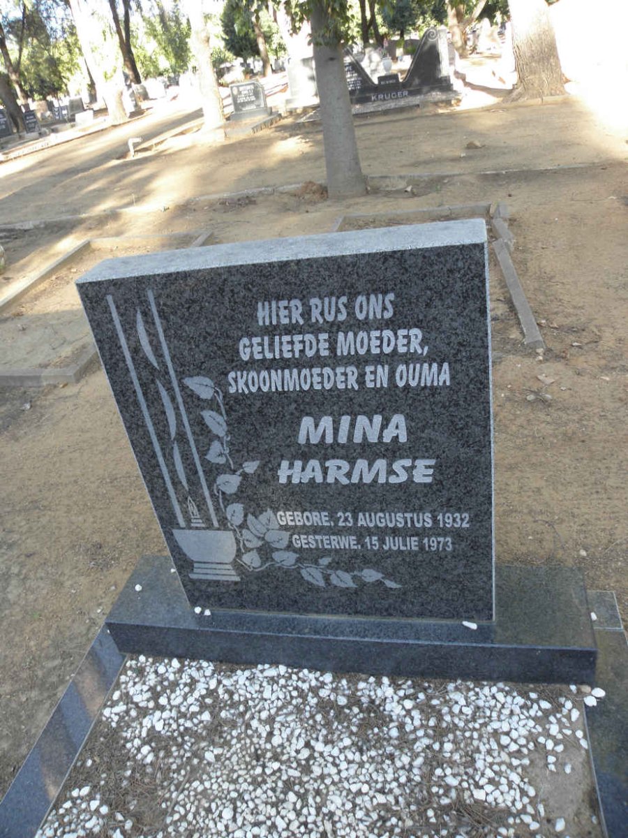 HARMSE Mina 1932-1973